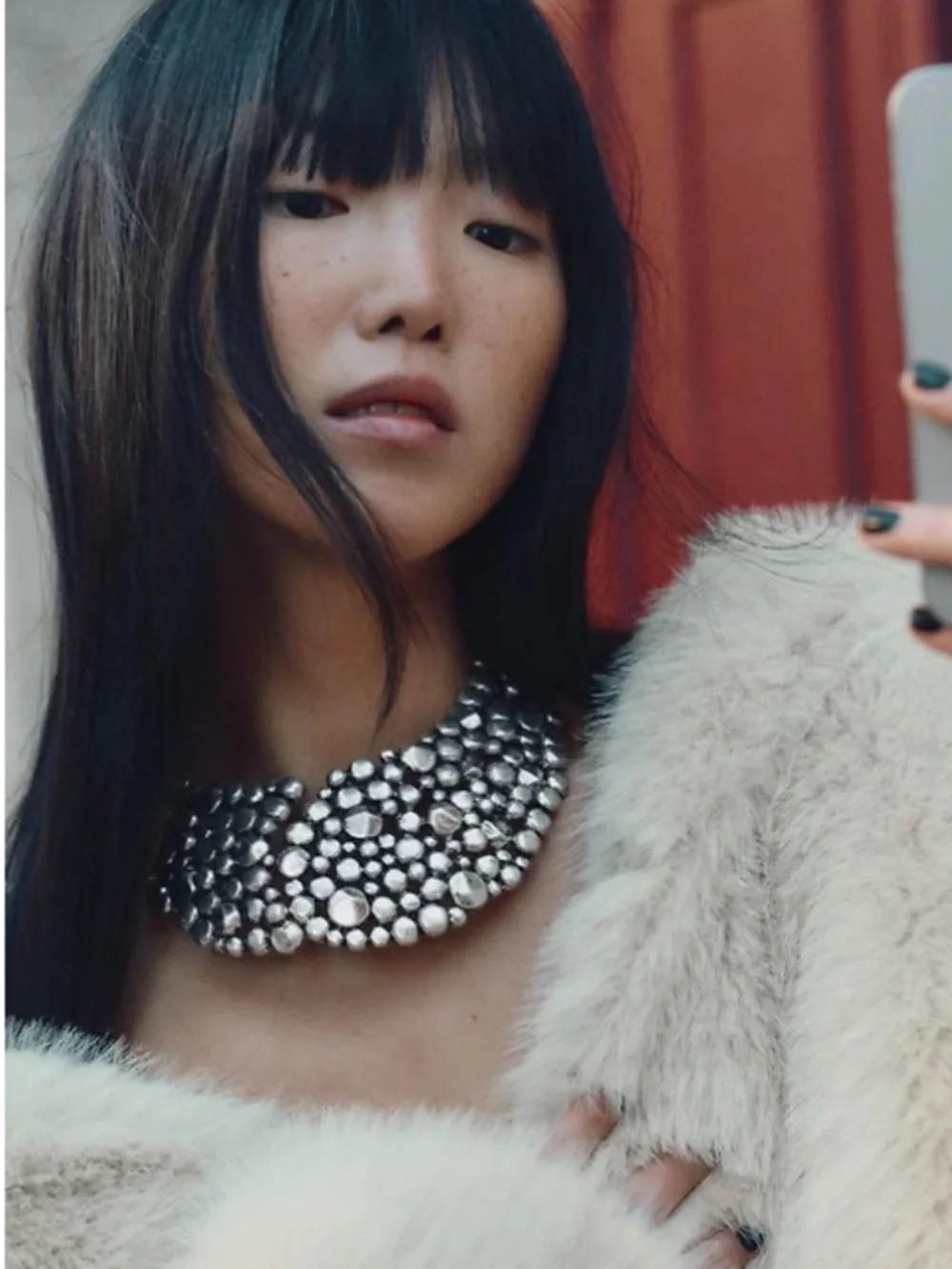 Zara Silver Crystal Collar Hair Accessory